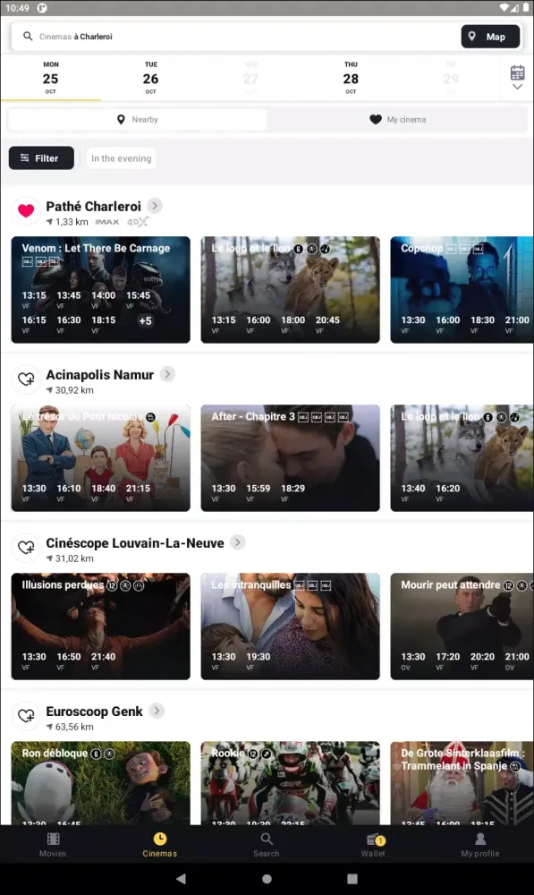 Pathé Belgium Screenshots