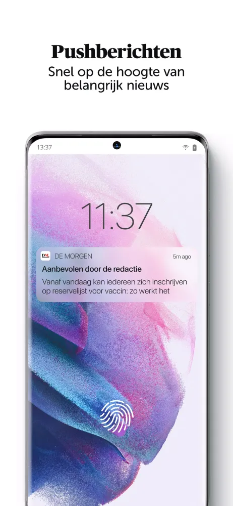 Captures d'écran de De Morgen