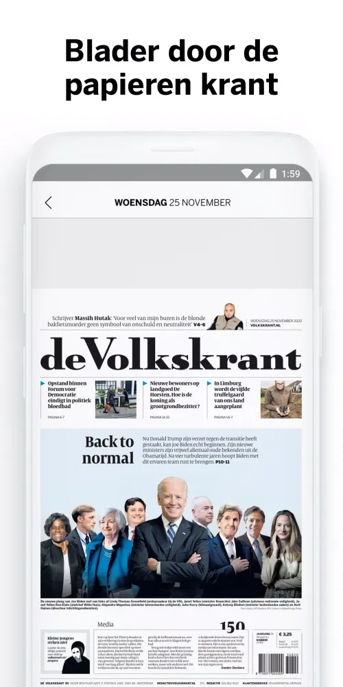 Zrzuty ekranu de Volkskrant - Nieuws