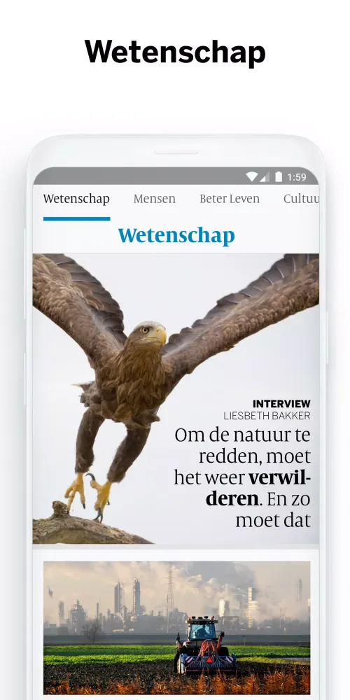 Zrzuty ekranu de Volkskrant - Nieuws