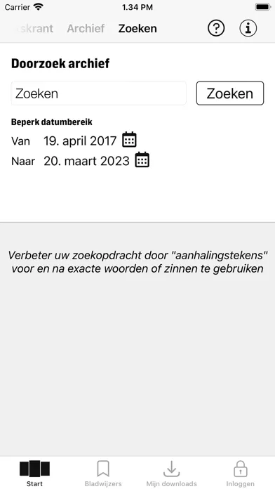 de Volkskrant Krant 스크린샷