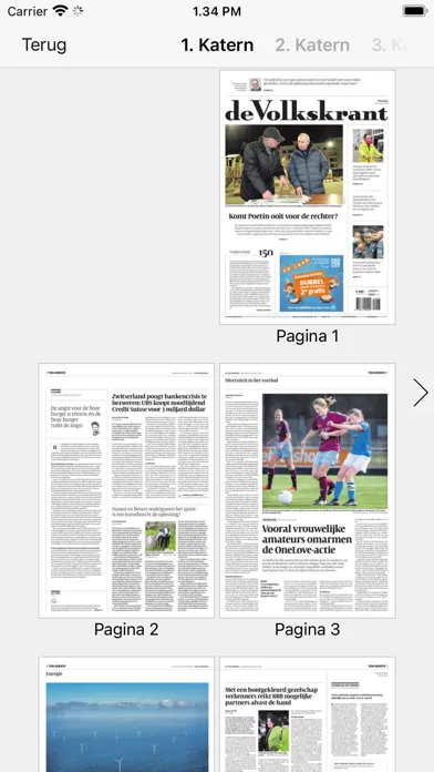 de Volkskrant Krant 스크린샷