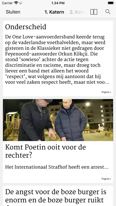 de Volkskrant Krant 스크린샷
