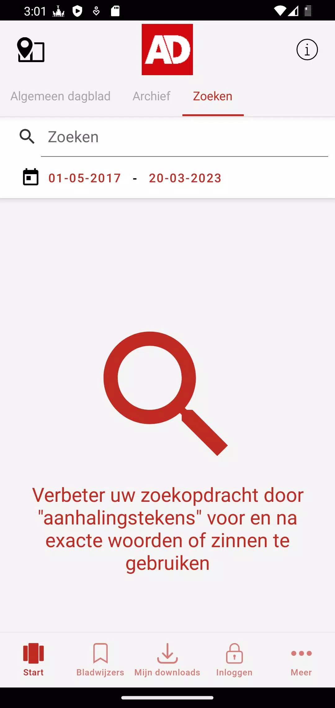 AD - Digitale krant Screenshots