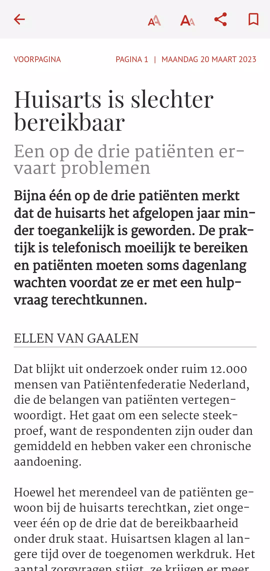AD - Digitale krant Screenshots