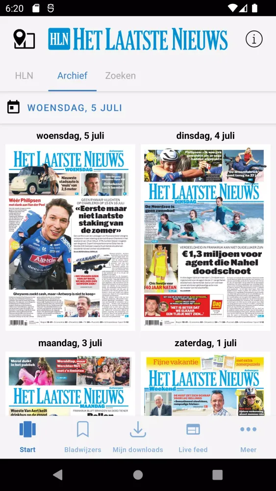 Het Laatste Nieuws Screenshots