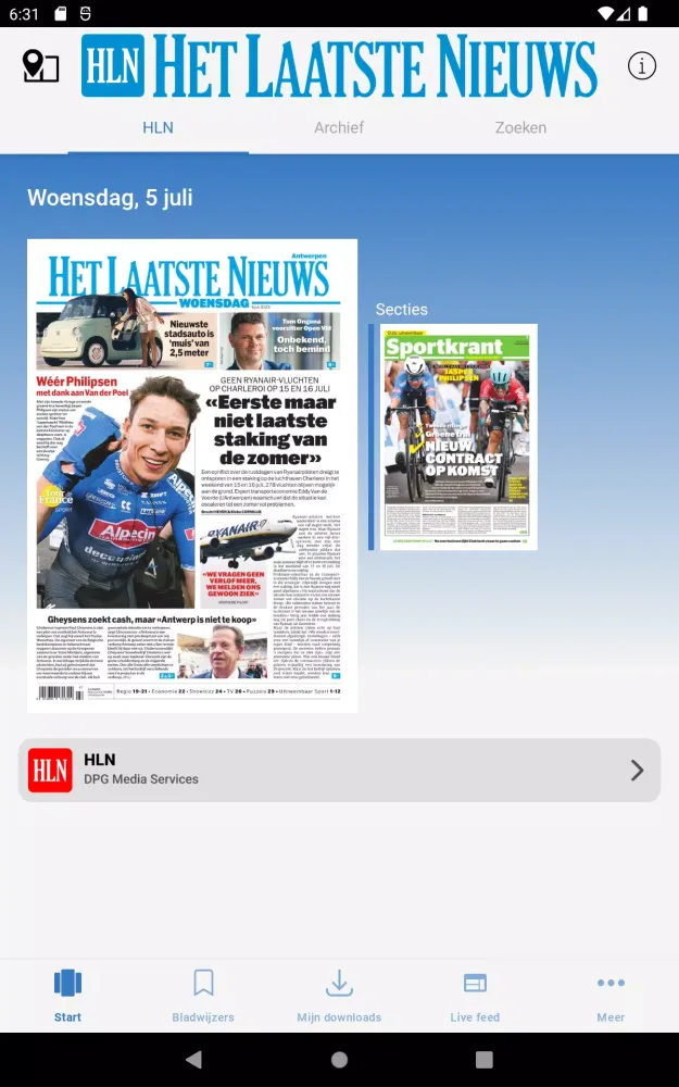 Het Laatste Nieuws Screenshots