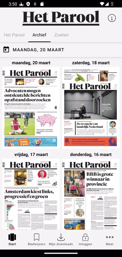 Het Parool Screenshots