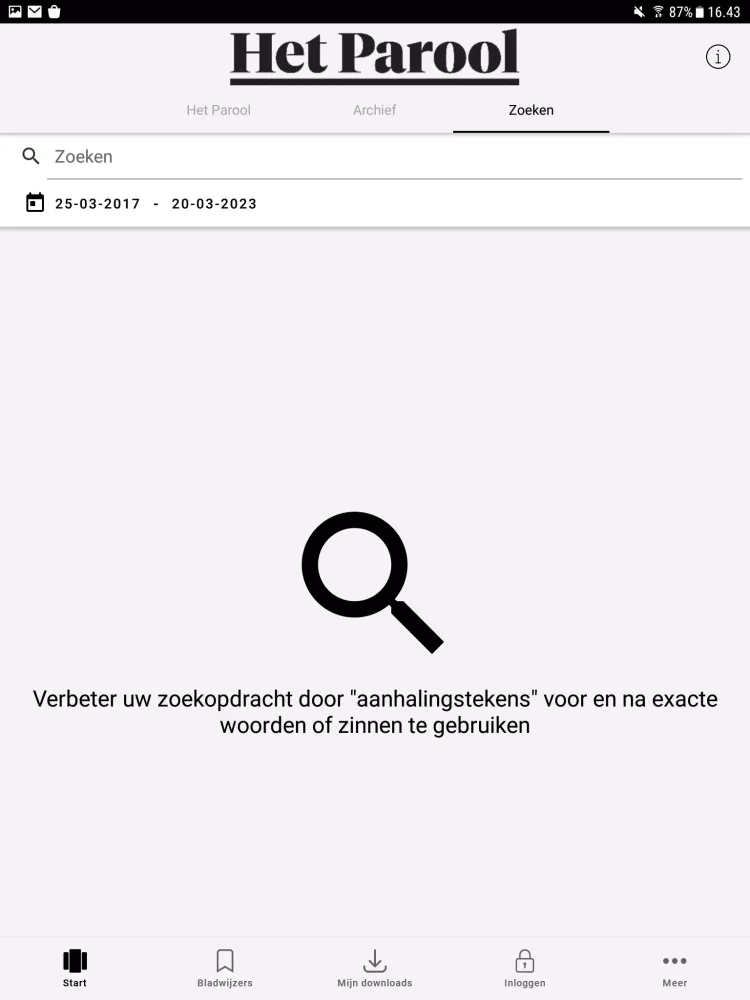 Het Parool Screenshots