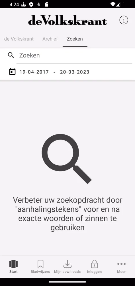 de Volkskrant Krant應用截圖