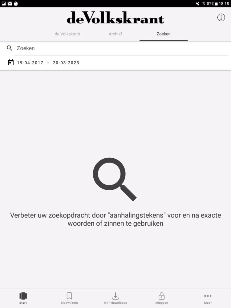 de Volkskrant Krant應用截圖