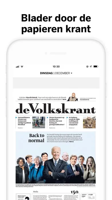 Captures d'écran de de Volkskrant - Nieuws