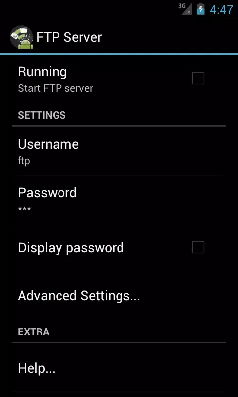 FTP Server (Free) Screenshots