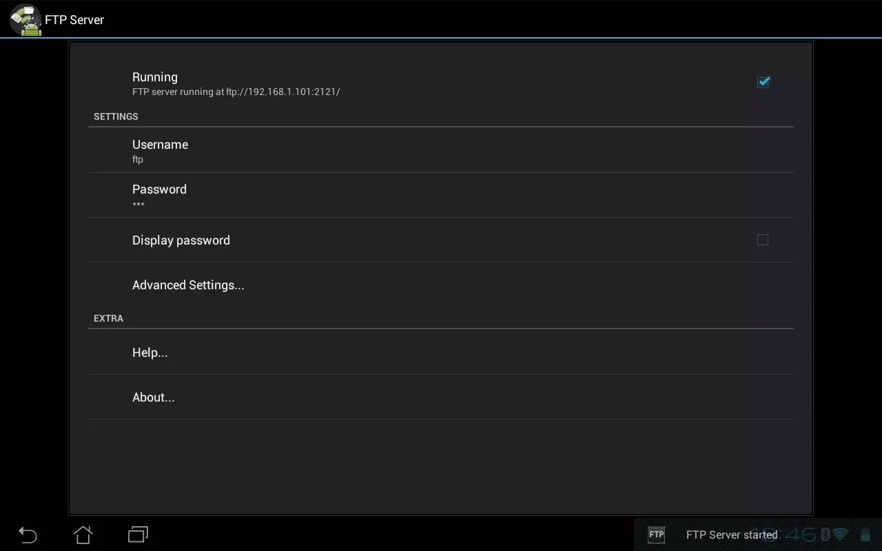 FTP Server (Free) Screenshots