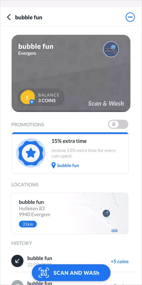 Scan & Wash Screenshots