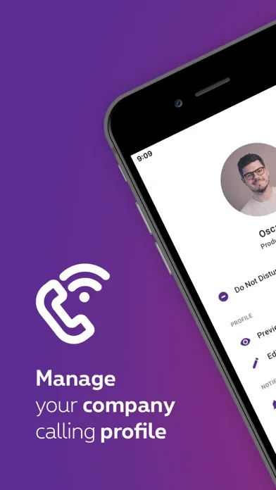 Tangkapan skrin Proximus Webphone