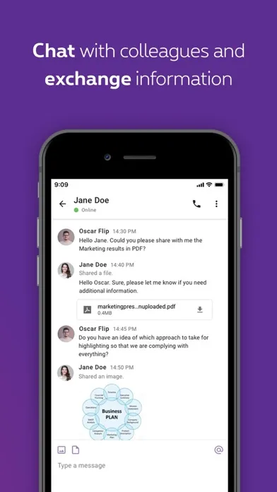 Tangkapan skrin Proximus Webphone