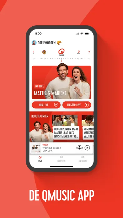 Скриншоты Qmusic