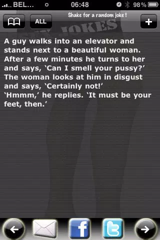 ภาพหน้าจอของ Sex Jokes Free