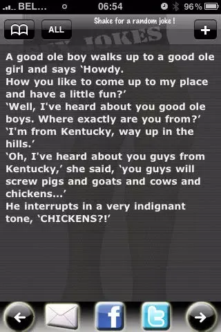 Ảnh chụp màn hình của Sex Jokes Free