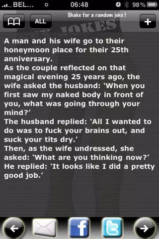 ภาพหน้าจอของ Sex Jokes Free
