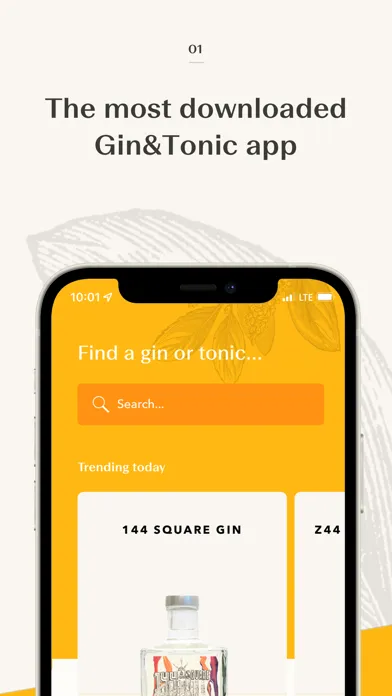 Capturas de tela do Ginventory – Gin & Tonic Guide