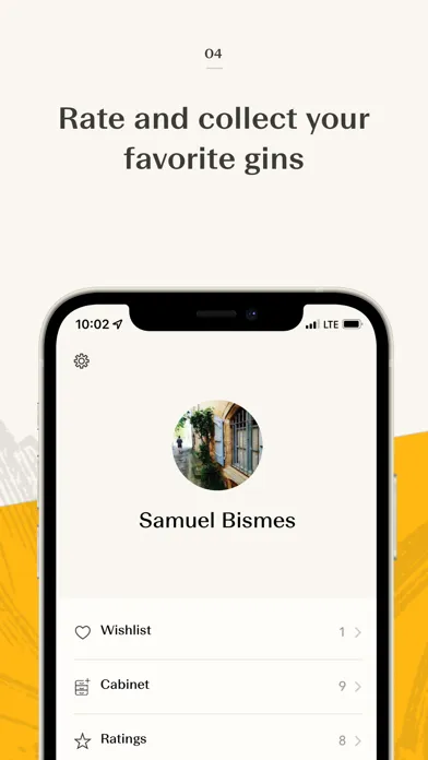 Capturas de tela do Ginventory – Gin & Tonic Guide