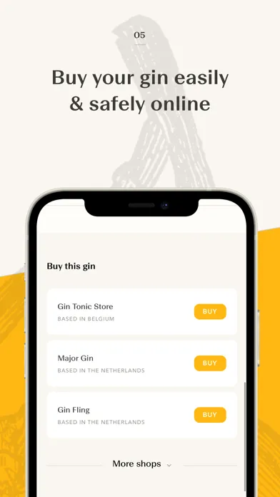 Capturas de tela do Ginventory – Gin & Tonic Guide