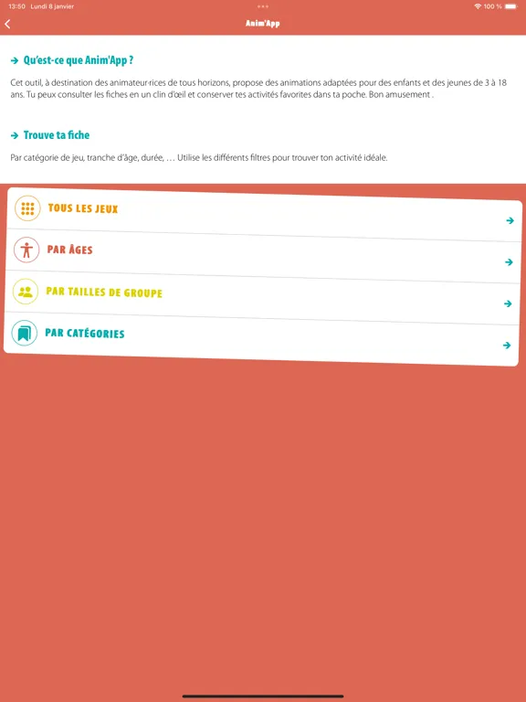 Anim'App iPad 应用截图