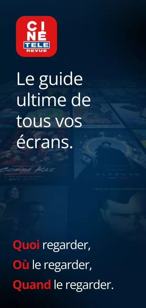Capturas de pantalla de Ciné Télé Revue – Programme TV