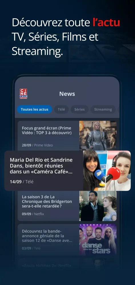Capturas de pantalla de Ciné Télé Revue – Programme TV