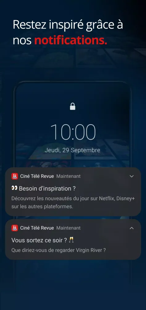 Capturas de pantalla de Ciné Télé Revue – Programme TV