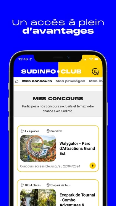 Zrzuty ekranu Sudinfo - info en continu