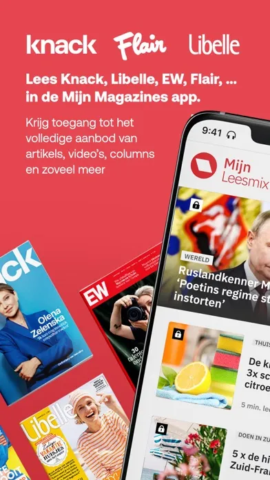 Captures d'écran de Mijn Magazines