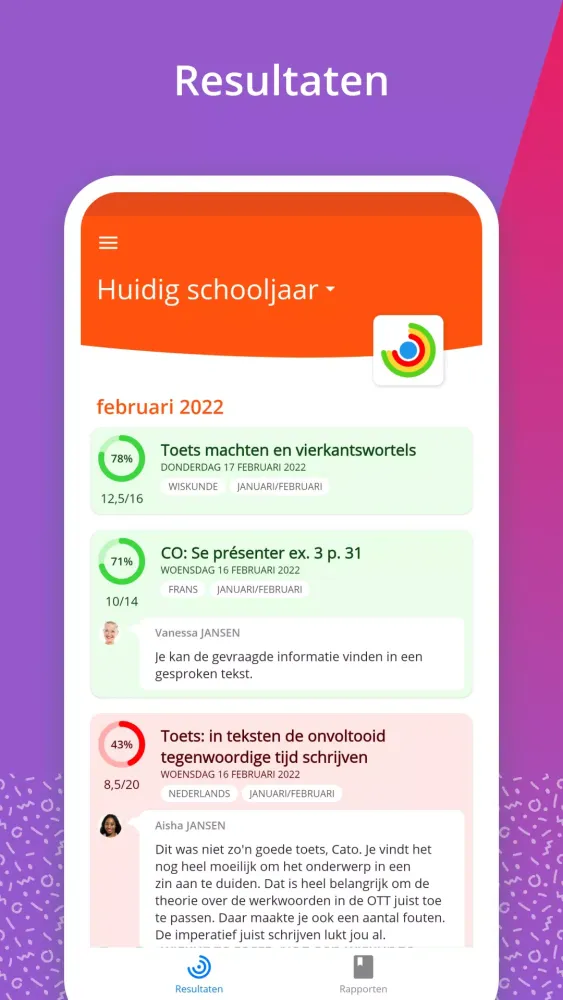Smartschool Screenshots