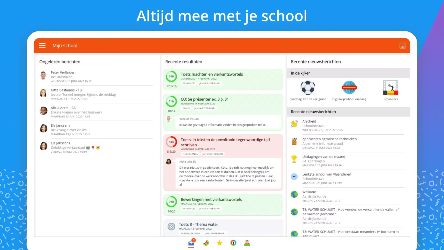 Smartschool Screenshots