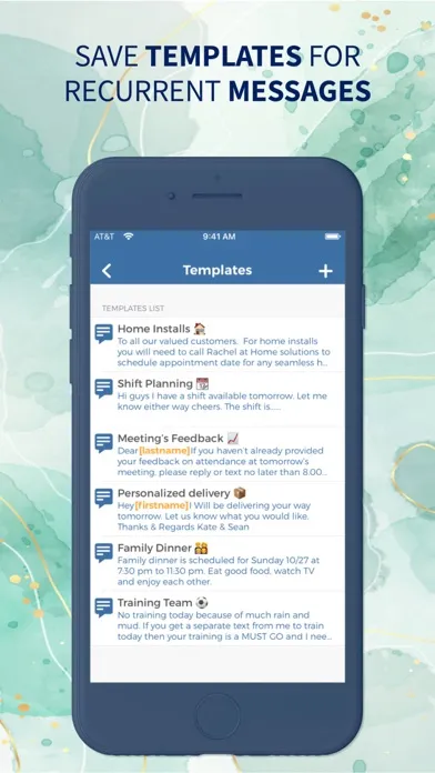 Ảnh chụp màn hình của Group Text: Mass Text Message