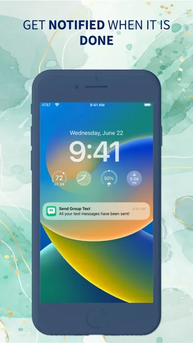 Ảnh chụp màn hình của Group Text: Mass Text Message