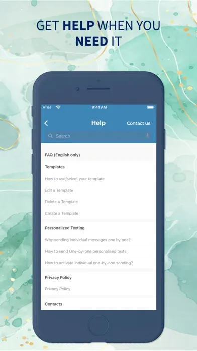 Ảnh chụp màn hình của Group Text: Mass Text Message