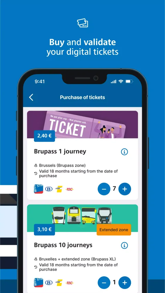 STIB-MIVB Screenshots