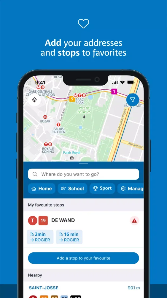 STIB-MIVB Screenshots