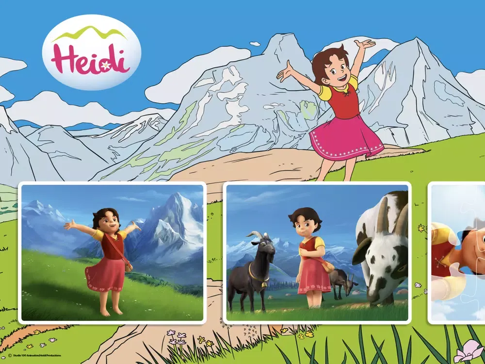 Puzzle Heidi iPad  Screenshots