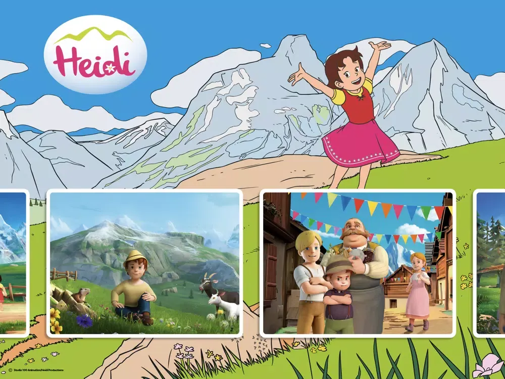 Puzzle Heidi iPad  Screenshots