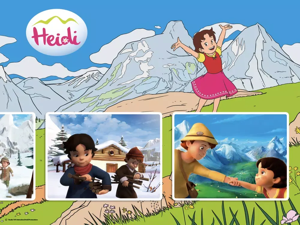 Puzzle Heidi iPad  Screenshots