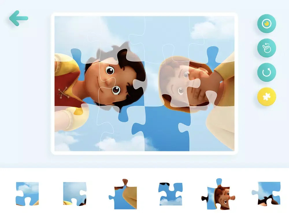Puzzle Heidi iPad  Screenshots