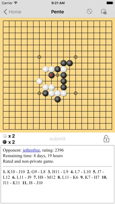 Tangkapan layar Pente Live