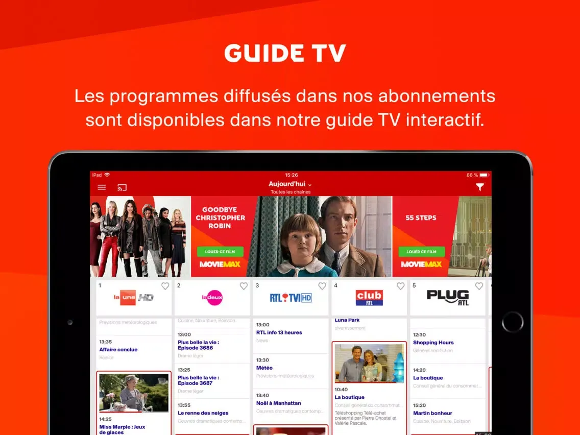 Zrzuty ekranu TÉLÉSAT Live TV iPad 