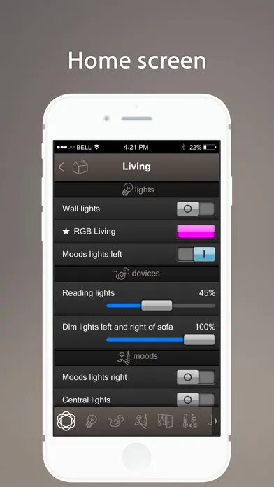 Screenshot di TELETASK iSGUI V2.6