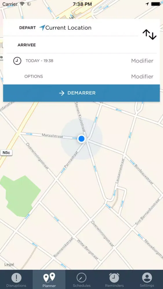تصاویر NextRide - Schedules for STIB/MIVB and TEC
