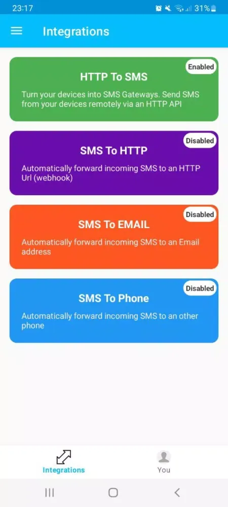 Скриншоты Forward SMS